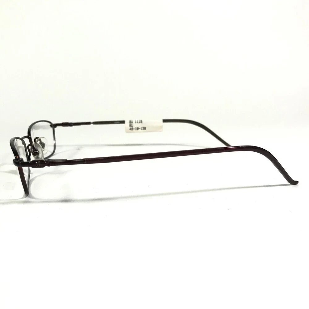 Guess Eyeglasses Frames GU1115 BU Red Burgundy Rectangular Full Rim 49-18-138